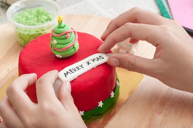 Pastel de fondant