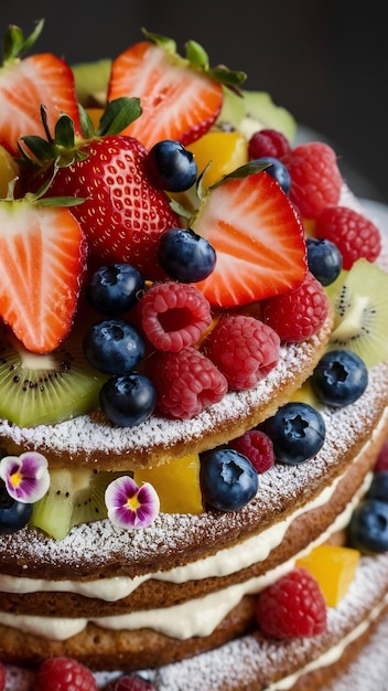 Pastel de frutas