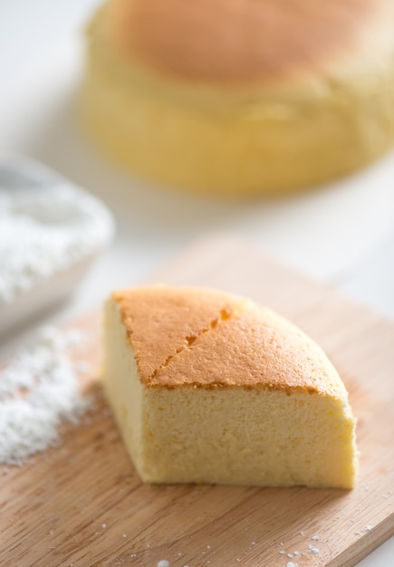 Pastel de huevo con Japón, pastel de algodón