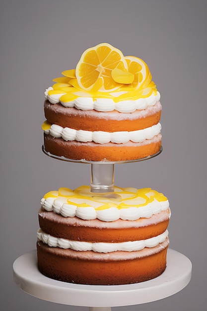 Pastel de limón Una delicia dulce y picante para cualquier momento del día