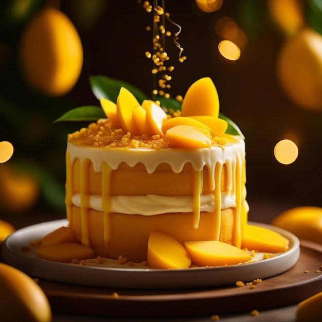 Pastel de mango