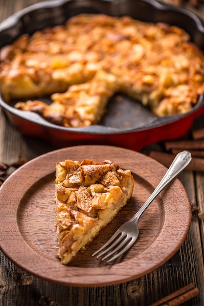 pastel de manzana