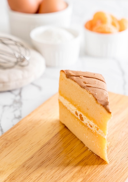 pastel de naranja de gasa