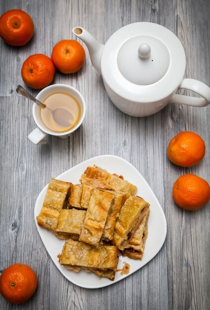 Pastel de naranja