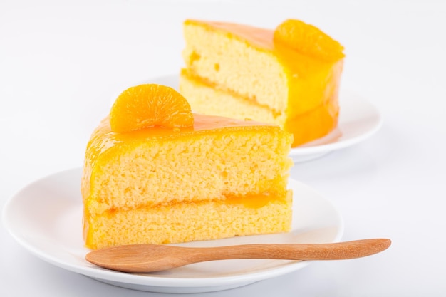 pastel de naranja