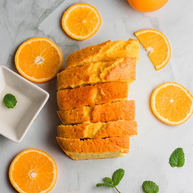 Pastel de naranja