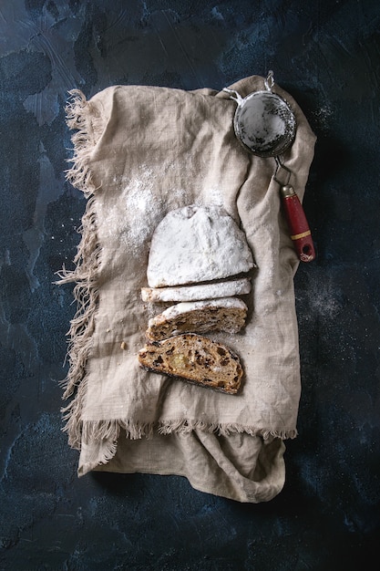 Pastel de navidad stollen