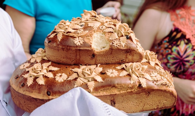 Pastel de pan de boda Pan de boda