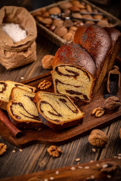 Pastel de pan dulce