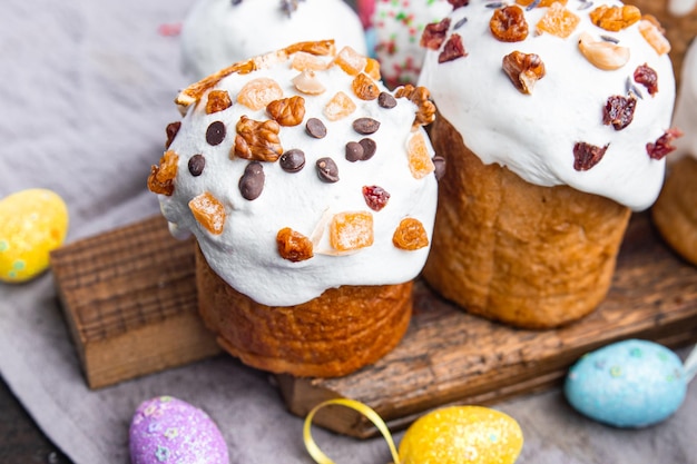 Pastel de Pascua, levadura de vacaciones, postre de pastelería dulce, vacaciones de celebración, cristianos ortodoxos, Pascua