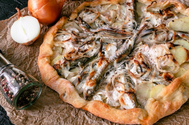 Pastel de pescado al horno galeta