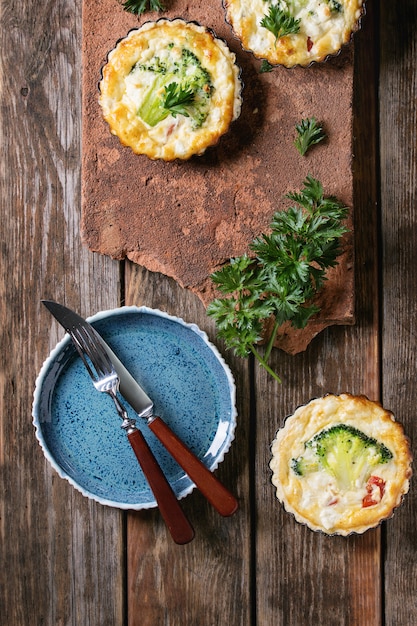 Pastel De Quiche Al Horno Con Verduras