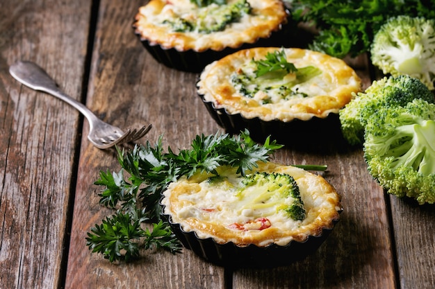 Pastel De Quiche Al Horno Con Verduras