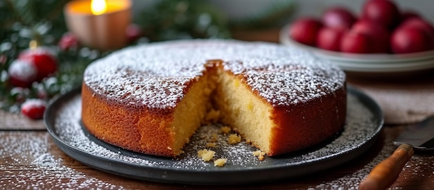 pastel de ron con mantequilla