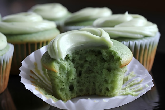 Pastel de salvia verde hecho en casa Inteligencia Artificial Generativa