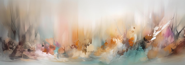 Pastel suave de ilustración abstracta con luz brillante y rayos de sol en ámbar gris claro y más Perfecto como fondo AI generativo