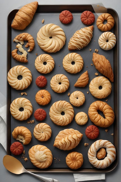 Pastel de temporada delicioso y dulce generado por Ai