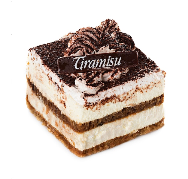 El pastel de tiramisu