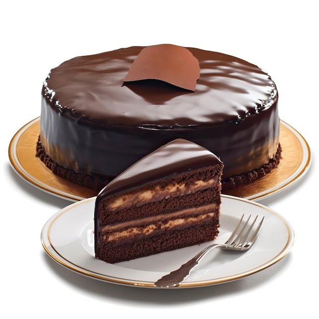 El pastel de la torta de sacher