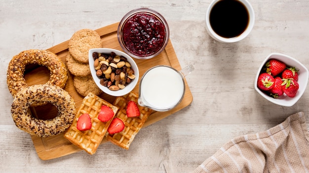 Pastelería delicadeza para el desayuno