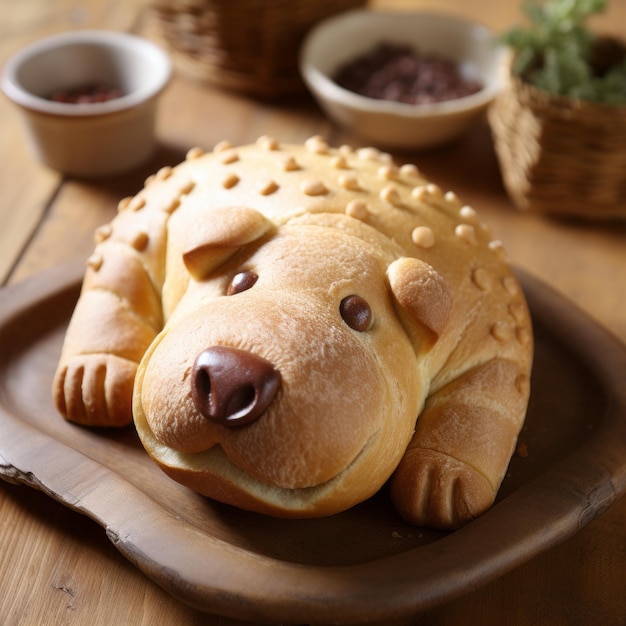 La pastelería de tostadas de hipopótamo de inspiración japonesa una deliciosa fusión de arte y desayuno