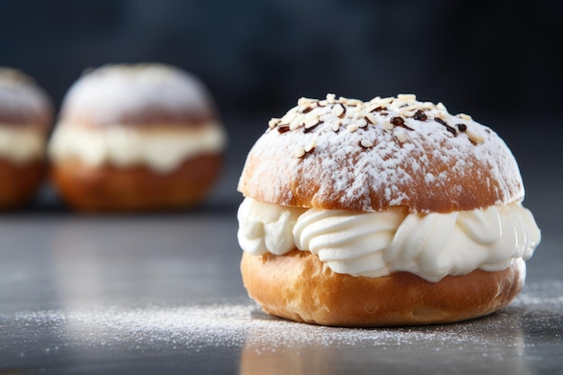 Pastelería tradicional sueca de Semla