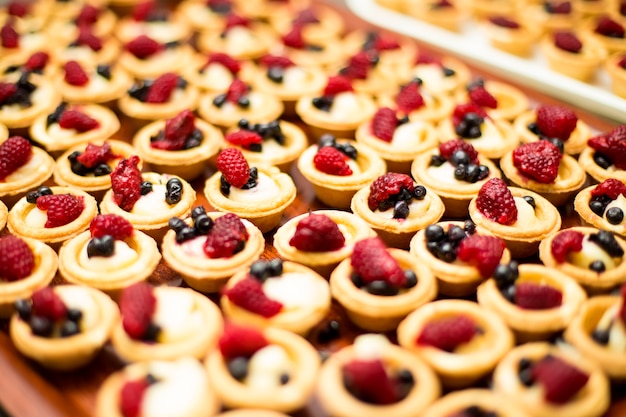 Pasteles de frutas