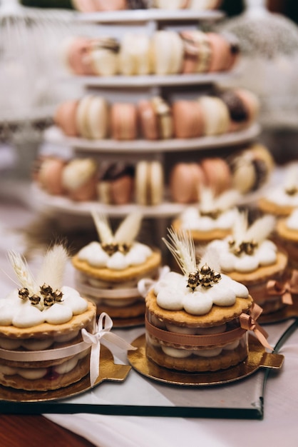 Foto pasteles de mesa de boda para boda