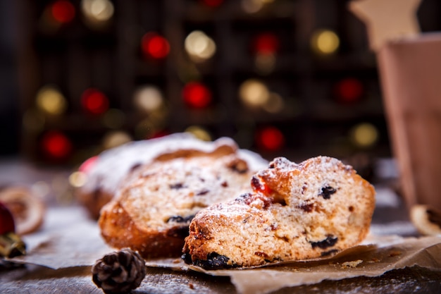 Pasteles de Navidad Dresdnen Stollen