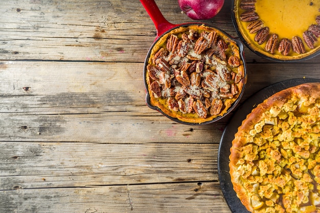 Pasteles tradicionales de otoño de temporada