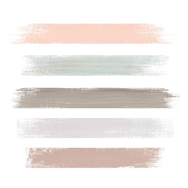 Pastell-Acryl Pinselstriche durchsichtig png