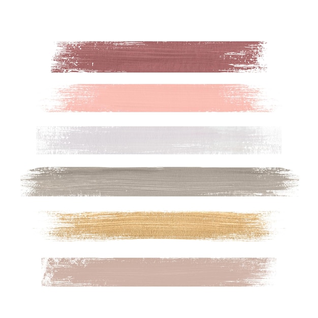 Pastell-Acryl Pinselstriche durchsichtig png
