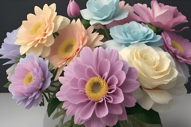 Pastell Blumen