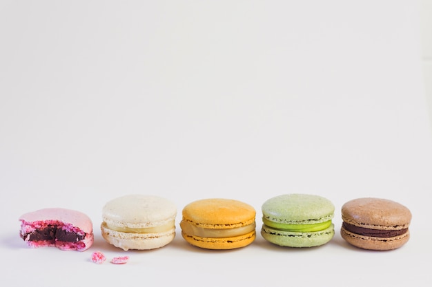 Foto pastellfarben-macaron-linie