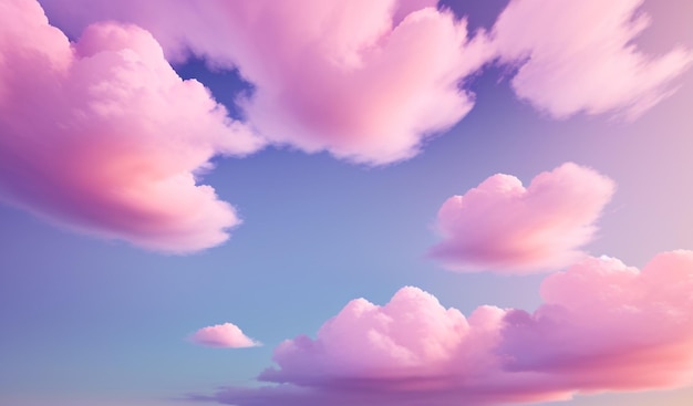 Pastellhimmel-Leinwand, abstrakte Wolken in Pastellfarben mit Farbverlauf für den Hintergrund
