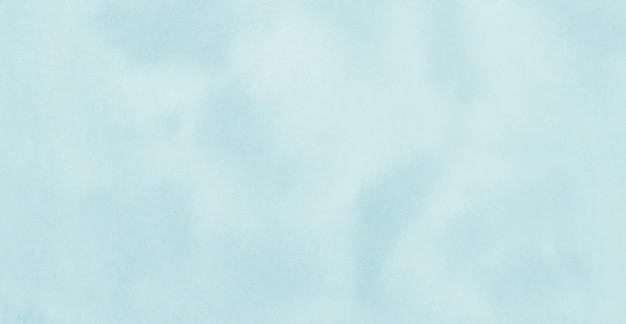 Pastellhimmelblau Aquarell Textur Hintergrund Abstrakte Malerei Kunstwerk Horizontaler Bildstil