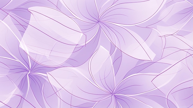 Pastellviolette Blume Delikate Illustration mit ruhigem blumigem Hintergrund