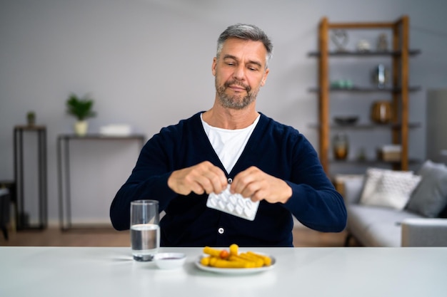 Pastilla de farmacia contra la acidez de estómago Elección de alimentos