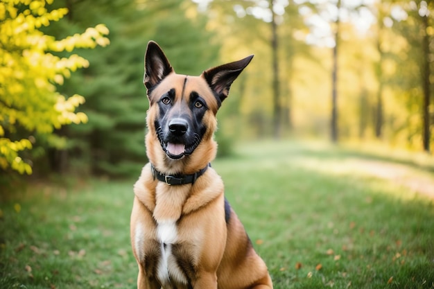 Pastor belga malinois custodiando la frontera IA generativa