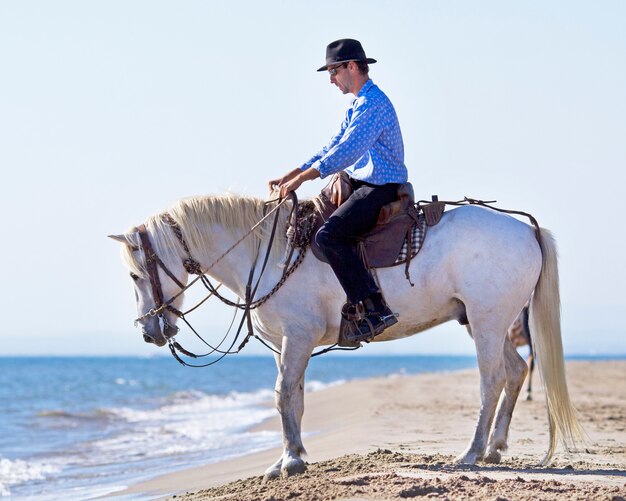 Pastor na praia