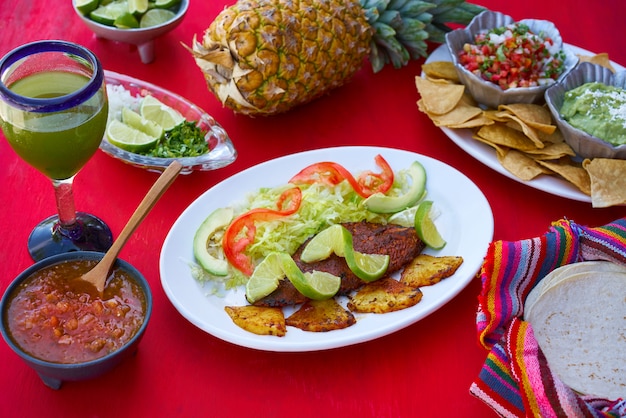 Pastorrezeptfisch aus Maya-Mexiko