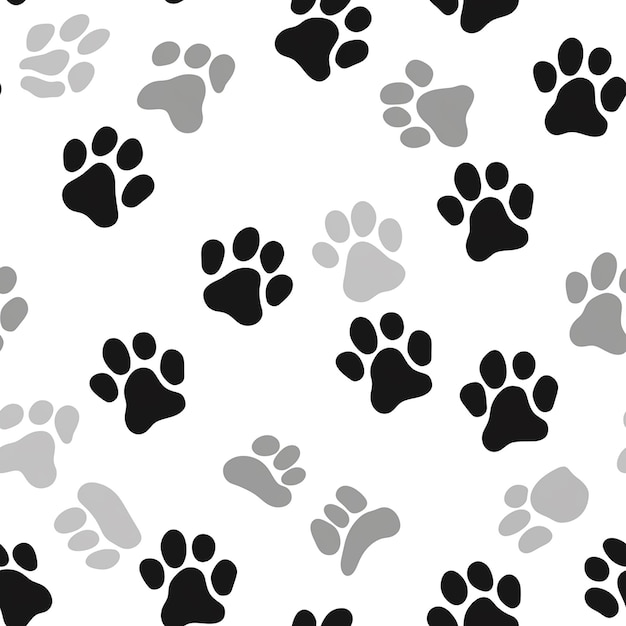 Pata de perro imprimir de patrones sin fisuras