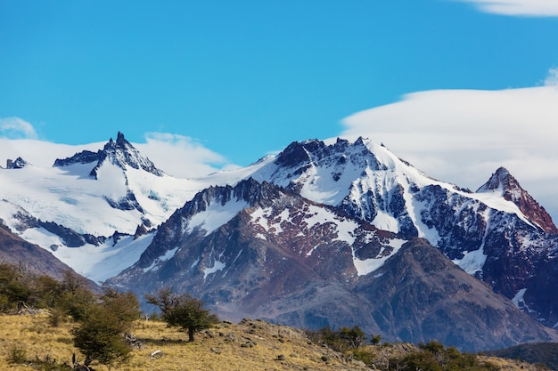 Patagonia Landschaften in Südargentinien. Schöne Naturlandschaften.