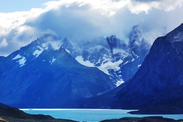 Patagonia Landschaften in Südargentinien. Schöne Naturlandschaften.