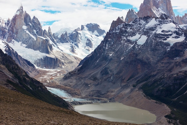 Patagonia Landschaften in Südargentinien. Schöne Naturlandschaften.