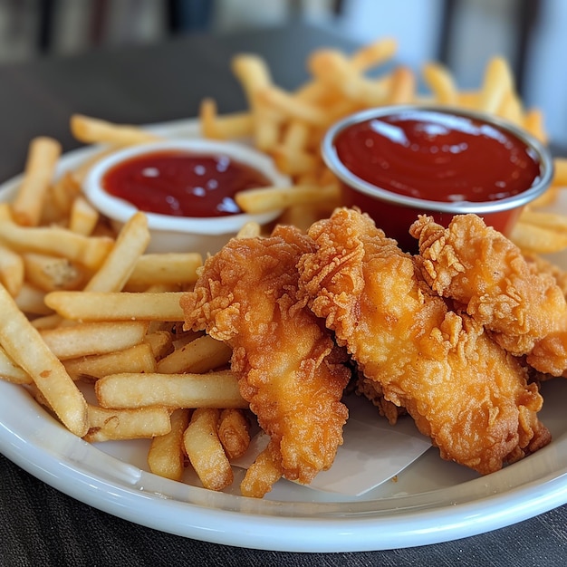 Foto patas de pollo fritas con limón y perejil