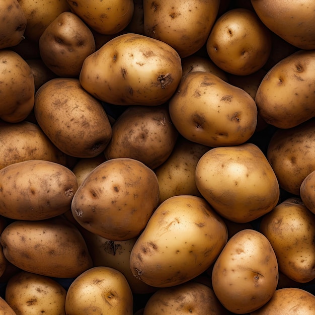 Foto patatas como azulejos sin costura