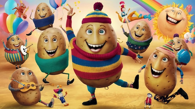 Las patatas divertidas.