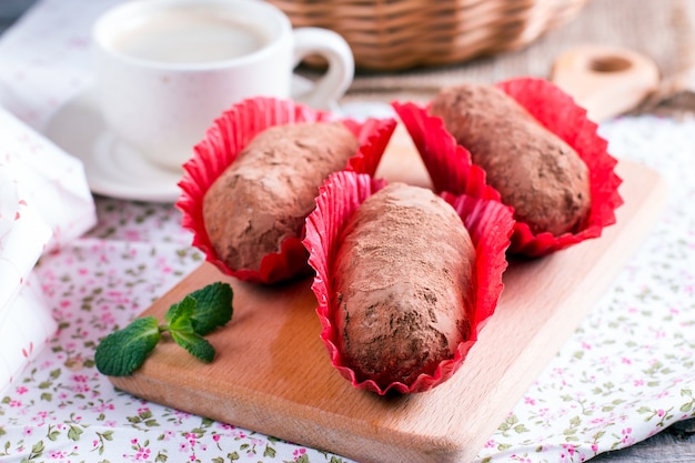 Patatas Dulces Pastel De Chocolate