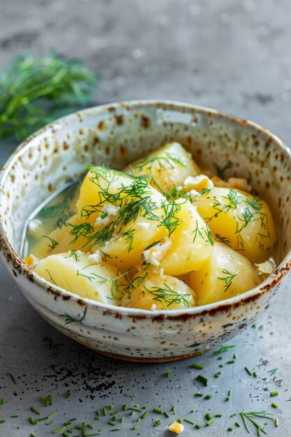 patatas hervidas con hierbas IA generativa